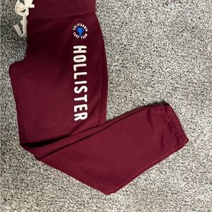 Hollister women's Burgundy Joggers